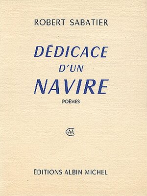cover image of Dédicace d'un navire